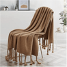 Tassel Stitch Knitting 100% Cotton Throw (7593454797000)